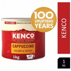 Kenco Cappuccino Instant Coffee Tin 1kg