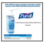 Purell Wall Bracket & 500ml Pump NWT5724