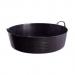 Gorilla Flexi Tub Black Recycled Shallow 35 Litre NWT5725