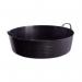 Red Gorilla Tubtrug Black Shallow Tub Large 35 Litre NWT5725