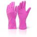 B-Click 2000 Pink Medium Household Gloves 10 Pack NWT5729