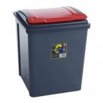 Wham Recycle It Red Bin & Lid 50 Litre NWT5745