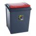 Wham Recycle It Red Bin & Lid 50 Litre NWT5745