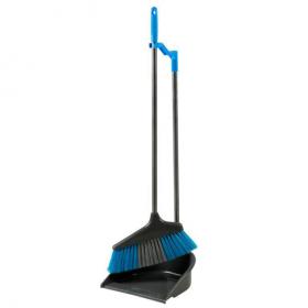 Fixtures Long Handle Dustpan & Brush Set 80cm Tall - PACK (24) NWT5748P