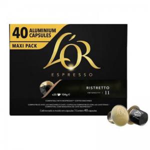 LOr Ristretto 40s Nespresso Compatible Coffee Pods NWT5758P