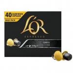 LOr Onyx 40s (Nespresso Compatible Pods) - PACK (5) NWT5760P