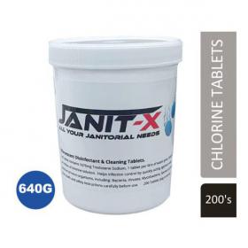 Janit-X Effervescent Chlorine Tablets 200 x 3.2g NWT5839