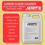 Janit-X Professional Bio Lemon Floor Cleaner Gel 5 Litre - PACK (2) NWT5867P