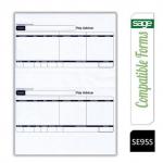 Sage (SE95S) SLPAY1 Compatible 1-Part Laser Pay Advice Forms 250 Sheets/500 Payslips NWT5869