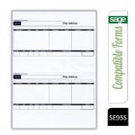 Sage (SE95S) Compatible 1-Part Laser Pay Advice Forms Pack 500s NWT5869