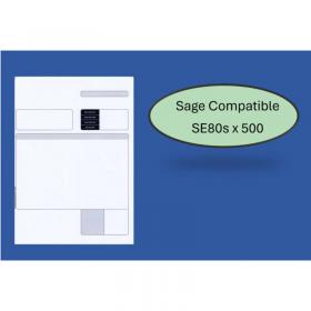 Sage (SE80S) Compatible A4 Invoice Forms 1-Part Pack 500s NWT5873