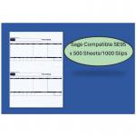 Sage (SE95) 1-Part Laser Pay Advice Forms Pack 1000s NWT5878