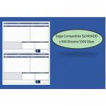 Sage (SLPAYADD) Compatible A4 Address Pay Advice Slips 1000s500 Pages NWT5879