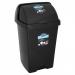 Addis Black Roll Top Bin 25 Litre - PACK (3) NWT5881P
