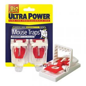 (D) Big Cheese Ultra Power Mouse Traps TwinPack (STV148) - PACK (6) NWT5891P