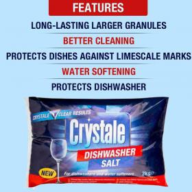 Crystale Dishwasher Salt 2kg NWT5896