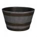 Fixtures Half Barrel Cask Grey 51cm x 32cm Large Planter NWT5905