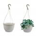 Fixtures White Hanging Basket 25cm x 16cm NWT5910