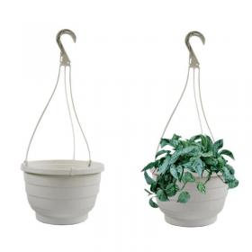 Fixtures White Garden Hanging Basket 25cm x 16cm NWT5910