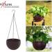 Fixtures Brown Rattan Hanging Basket 25cm x 16cm NWT5913