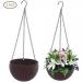 Fixtures Brown Rattan Hanging Basket 25cm x 16cm NWT5913