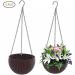 Fixtures Brown Rattan Hanging Basket 25cm x 16cm NWT5913
