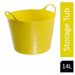 Red Gorilla TubtrugYellow Small Garden Janitorial Tub 14 Litre NWT5921