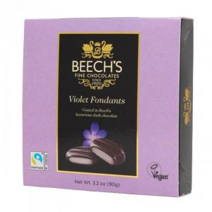 Beechs Fine Luxury Chocolate Violet Cream Fondant 90g NWT5933