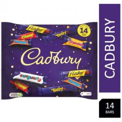 Cadbury Heroes Bag Assortment of Classic Cadbury Chocolates in Miniature Treat Sizes 216g NWT5961