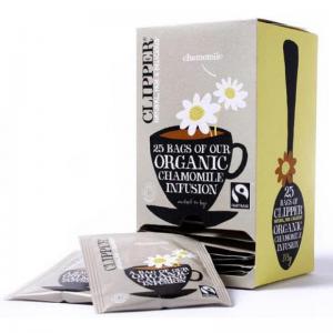 Clipper Fairtrade Organic Chamomile Enveloped Infusion Tea 25s NWT596P