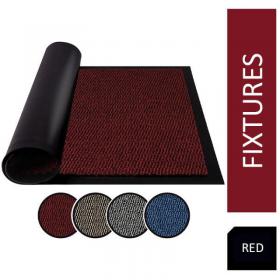 Fixtures Barrier Doorway Door Floor Mat 40cm x 60cm Red NWT5970