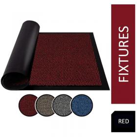 Fixtures Barrier Doorway Door Floor Mat 40cm x 60cm Red NWT5970