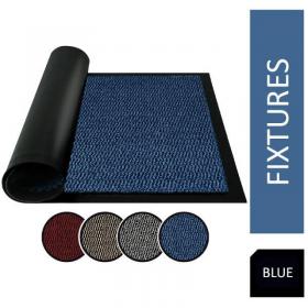 Fixtures Barrier Doorway Door Floor Mat 40cm x 60cm Blue NWT5971