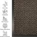 Fixtures Barrier Floor Mat 40cm x 60cm Brown NWT5972