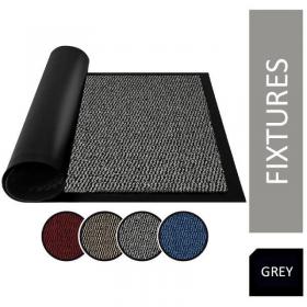 Fixtures Barrier Doorway Door Floor Mat 40cm x 60cm Grey NWT5973