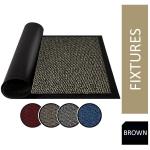 Fixtures Barrier Floor Mat 80cm x 160cm Brown NWT5988