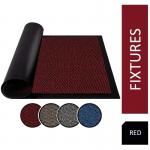 Fixtures Barrier Doorway Door Floor Mat 120cm x 180cm Red NWT5990