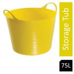 Gorilla Flexi Tub Yellow 75 Litre NWT6070