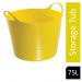 Gorilla Flexi Tub Yellow 75 Litre NWT6070