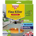 The STV Pet Supplies Zero-in Flea Killer Heat Lamp features a sleek design with a modern silver finish. The lamp is compact and portable, perfect for targeting fleas in hard-to-reach areas. It emits a warm, focused heat to effectively eliminate fleas and their eggs.