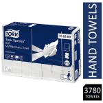 Tork Xpress Multifold White Hand Towel H2 21 x 180 Sheets 120289 NWT6112