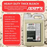 Janit-X Professional Low Odour Extra Thick Bleach 5 Litre NWT6114