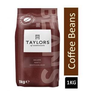 Taylors of Harrogate Decaff Coffee Beans 1kg  - PACK 2 NWT6116P