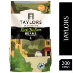 Taylors of Harrogate Rich Italian Coffee Beans200g  - PACK (6) NWT6118P