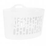 Wham Ice White Flexi-Store Laundry Basket 8 Litre - PACK (6) NWT6211P
