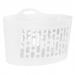 Wham White Flexi-Store Laundry Basket 50 Litre NWT6212