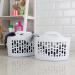 Wham White Flexi-Store Laundry Basket 50 Litre NWT6212