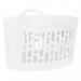 Wham White Flexi-Store Laundry Basket 50 Litre NWT6212