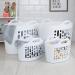 Wham White Flexi-Store Laundry Basket 50 Litre - PACK (8) NWT6212P