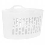 Wham White Flexi-Store Laundry Basket 50 Litre - PACK (8) NWT6212P